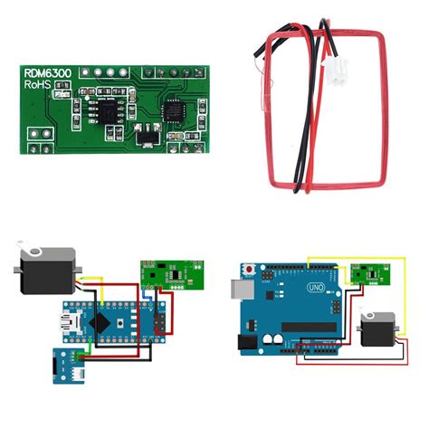 knacro rdm6300 125khz em4100 rfid reader module uart arduino|Arduino rfid reader module diagram.